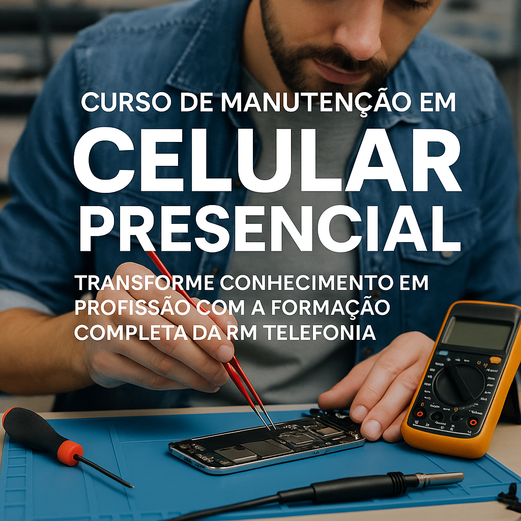 Curso de Manutenção em Celular Presencial Transforme Conhecimento em Profissão com a Formação Completa da RM Telefonia