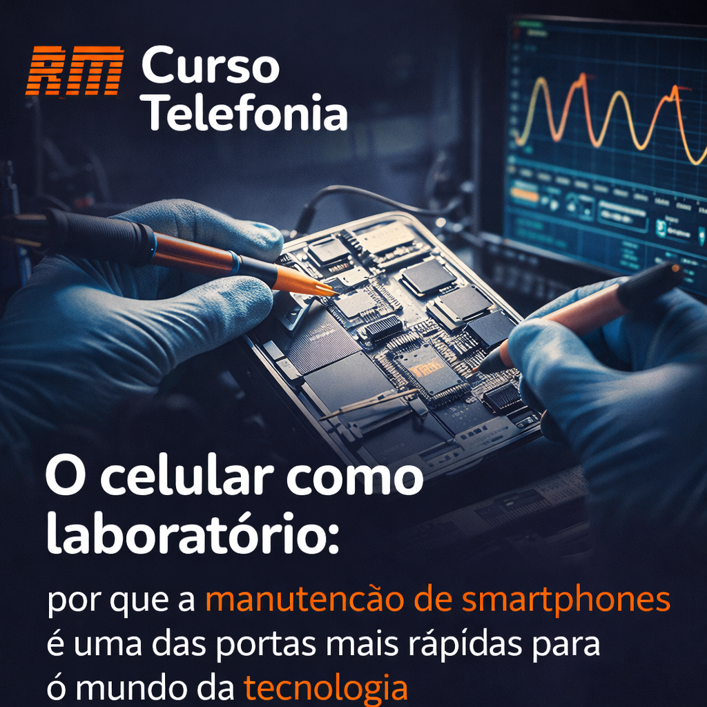 O celular como laboratório por que a manutenção de smartphones é uma das portas mais rápidas para o mundo da tecnologia